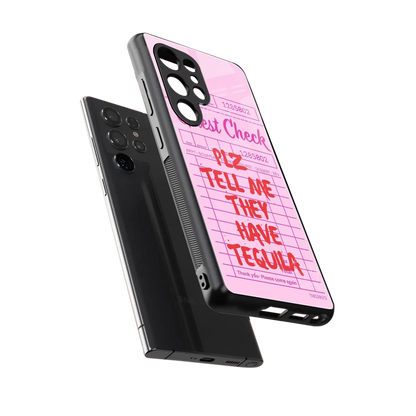 Tequila Hunt sleek samsung galaxy s25 ultra cover with tempered glass back and TPU edges