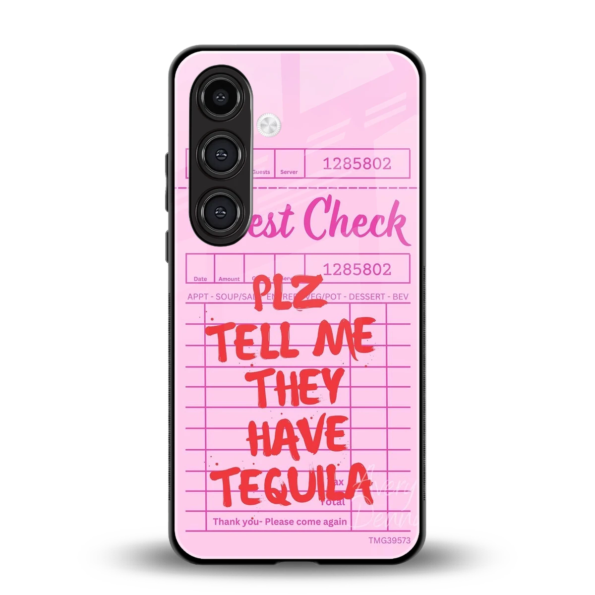 Tequila Hunt back phone cover | glass case for samsung galaxy s24