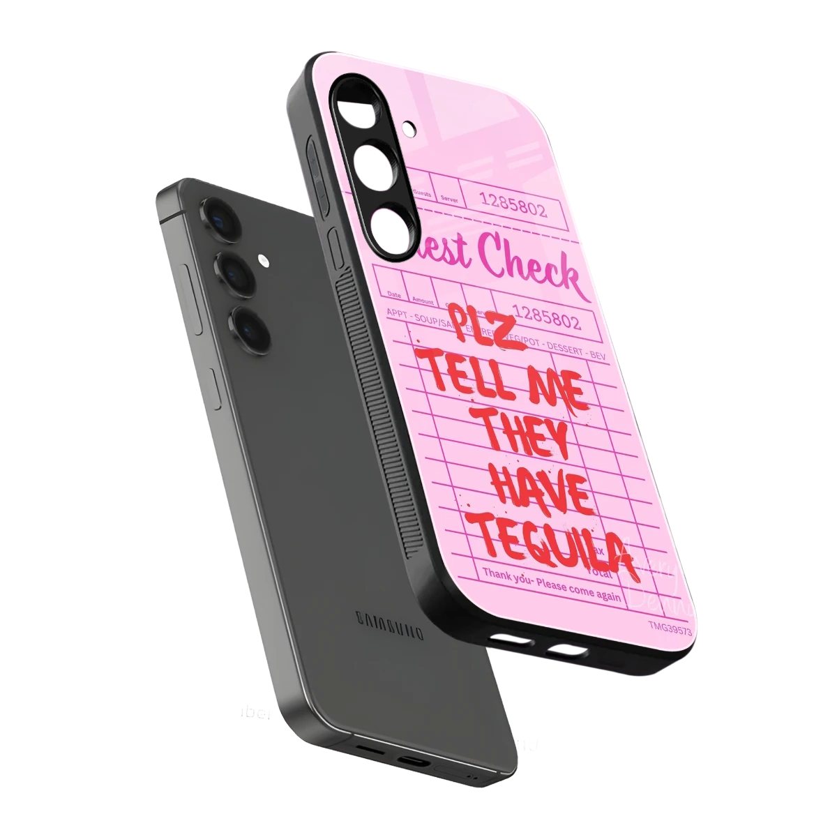 Tequila Hunt sleek samsung galaxy s24 cover with tempered glass back and TPU edges