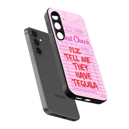 Tequila Hunt sleek samsung galaxy s24 cover with tempered glass back and TPU edges