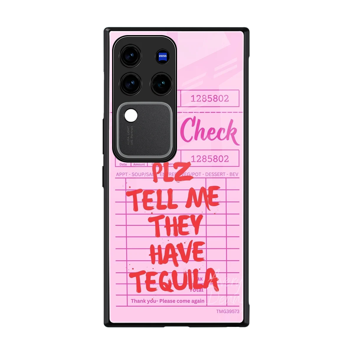 Tequila Hunt back phone cover | glass case forvivo v30 pro