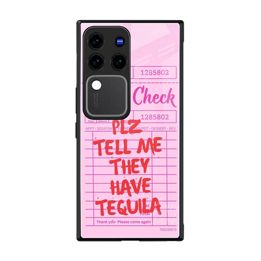 Tequila Hunt back phone cover | glass case forvivo v30 pro