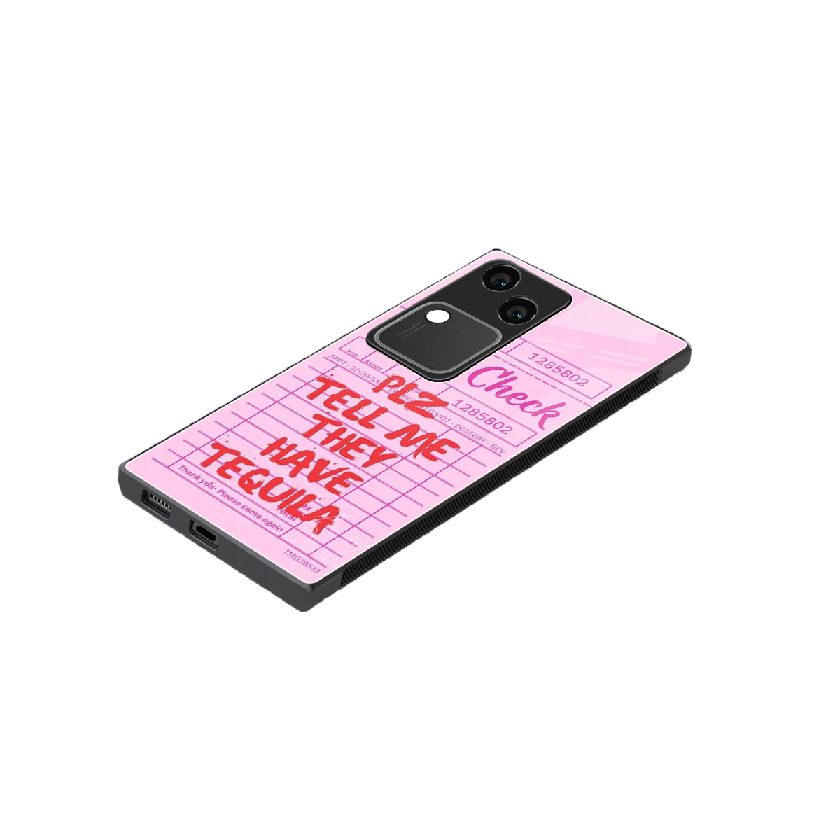 Tequila Hunt stylish phone case for vivo v30 | glossy glass and slim fit