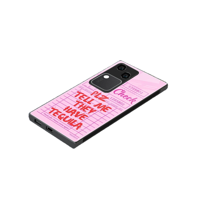 Tequila Hunt stylish phone case for vivo v30 | glossy glass and slim fit