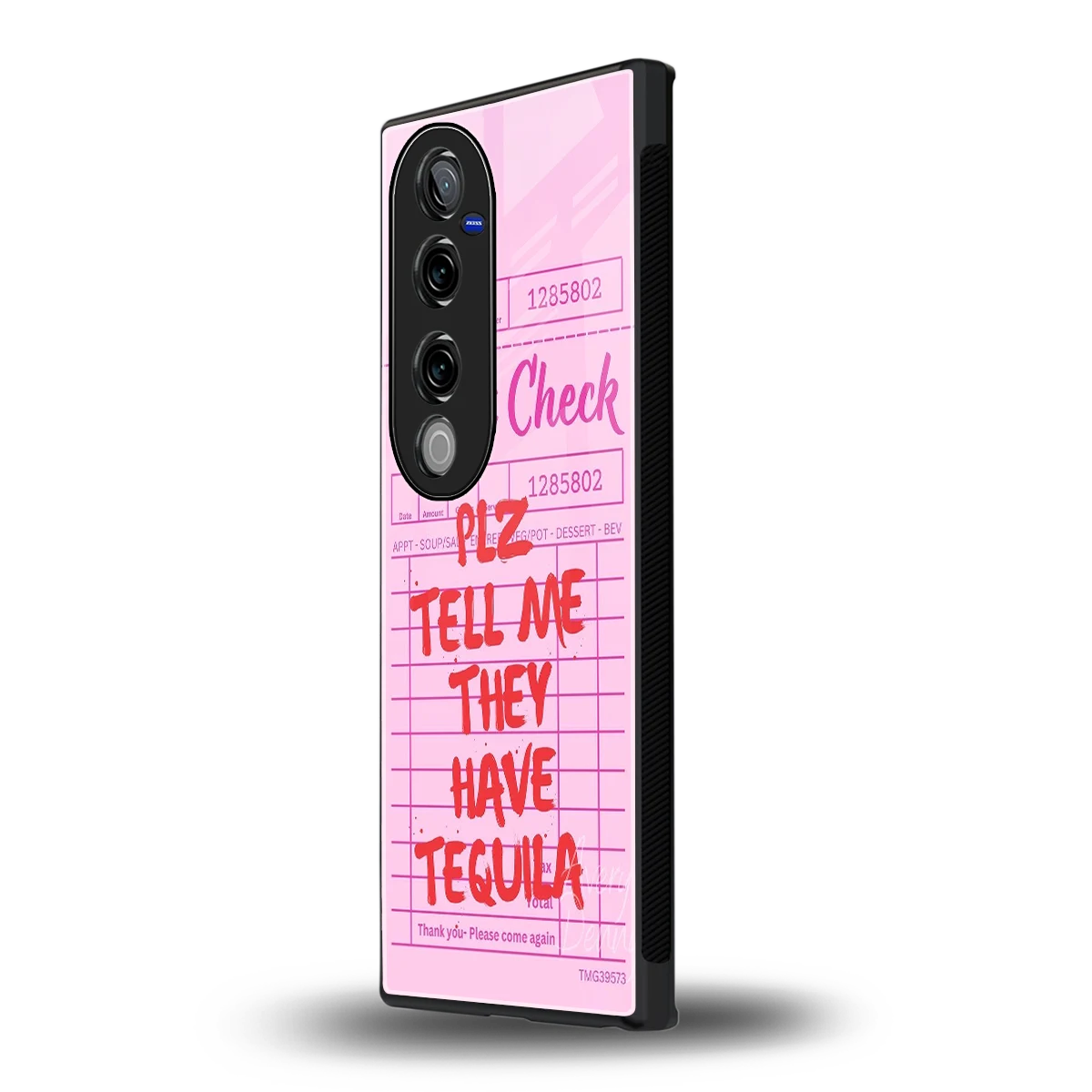 Tequila Hunt vivo v40 pro mobile cover | shockproof glass phone case