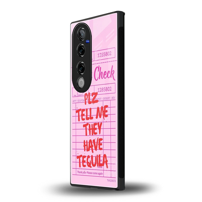 Tequila Hunt vivo v40 pro mobile cover | shockproof glass phone case