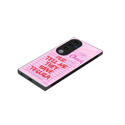 Tequila Hunt stylish phone case for vivo v40 pro | glossy glass and slim fit