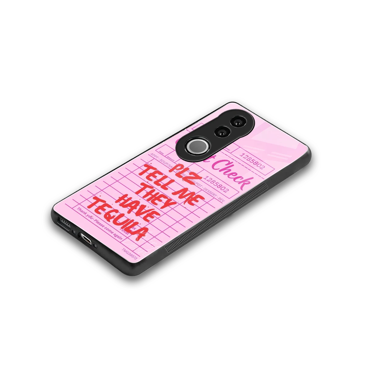 Tequila Hunt stylish phone case for vivo v50 | glossy glass and slim fit