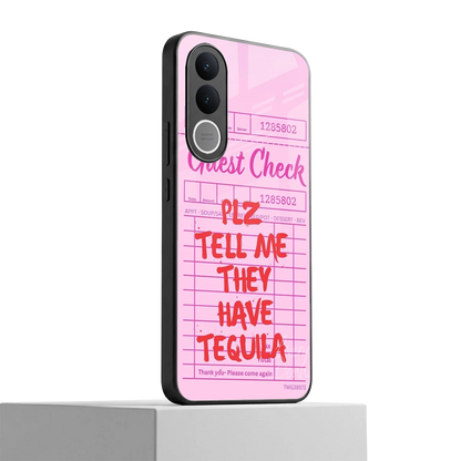 Tequila Hunt vivo v70 fe mobile cover | shockproof glass phone case