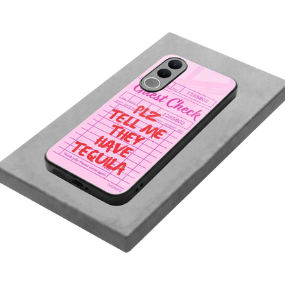 Tequila Hunt stylish phone case for vivo v70 fe | glossy glass and slim fit