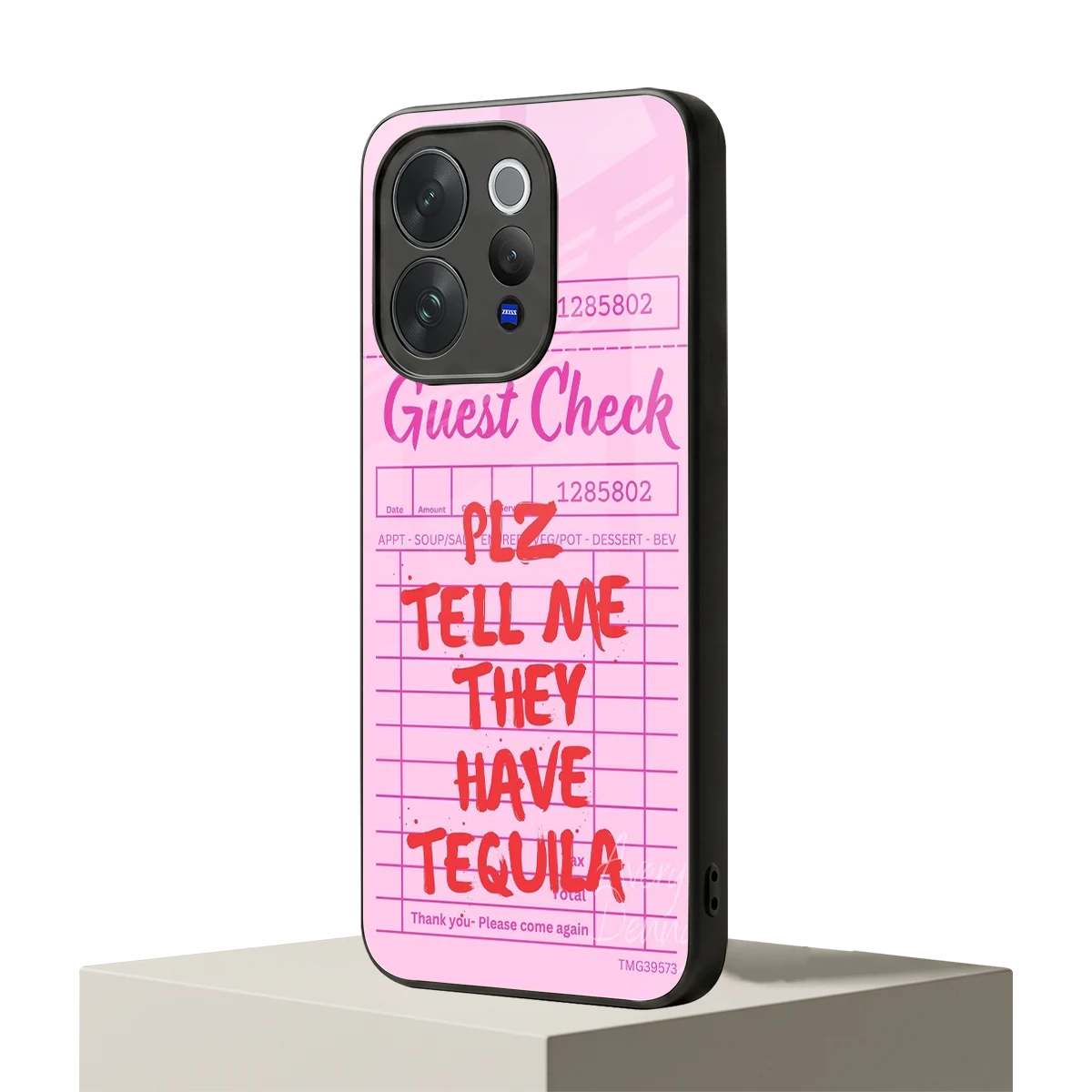 Tequila Hunt vivo v70 mobile cover | shockproof glass phone case