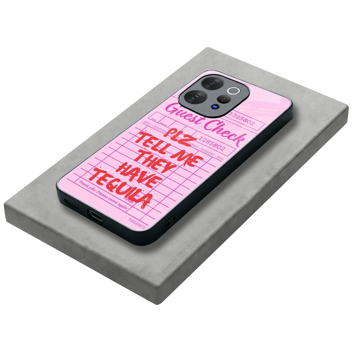 Tequila Hunt stylish phone case for vivo v70 elite | glossy glass and slim fit