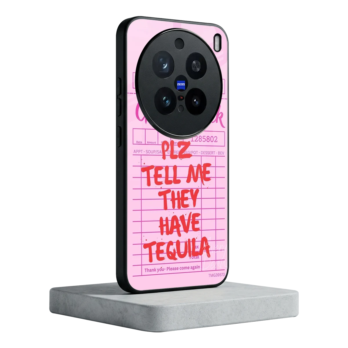 Tequila Hunt vivo x200 pro mobile cover | shockproof glass phone case