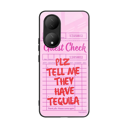 Tequila Hunt back phone cover | glass case for Vivo-y100