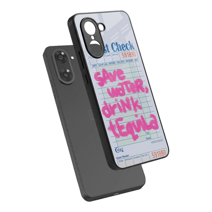 Tequila Tales sleek oneplus nord ce5 5g cover with tempered glass back and TPU edges