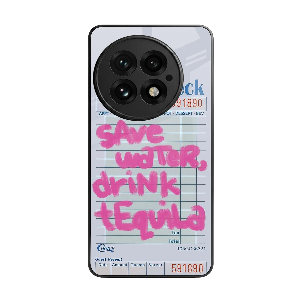 Tequila Tales back phone cover | glass case for oneplus 13