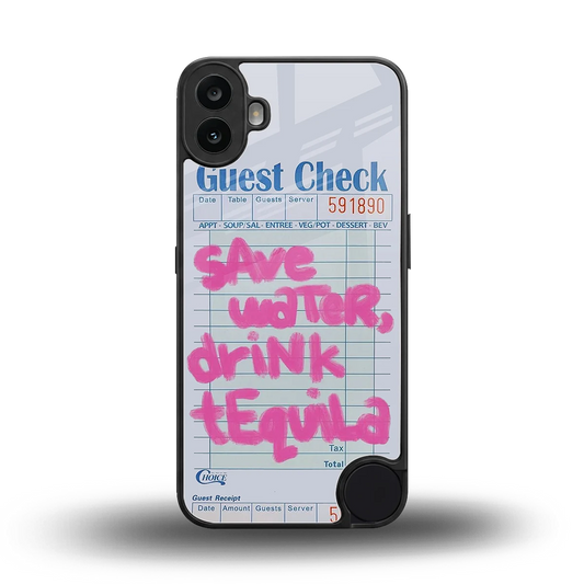 Tequila Tales back phone cover | glass case for cmf nothing phone 1