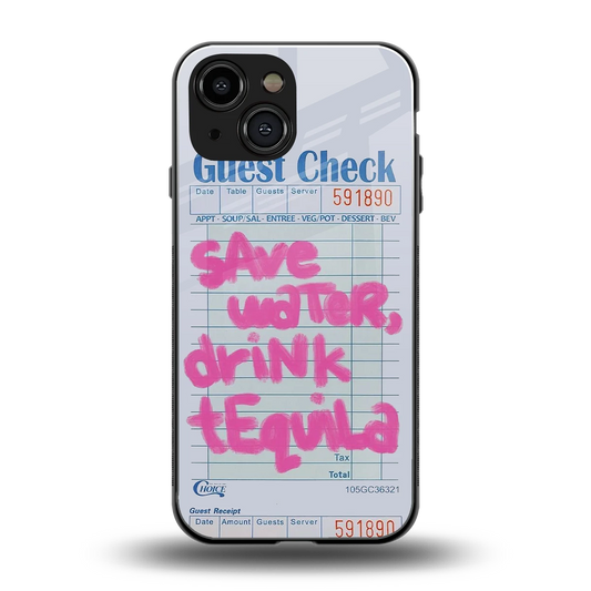 Tequila Tales back phone cover | glass case for iphone 13 mini