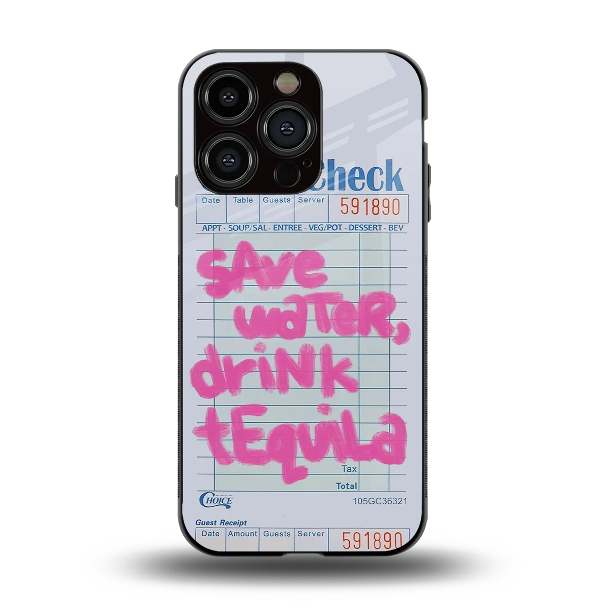 Tequila Tales back phone cover | glass case for iphone 13 pro