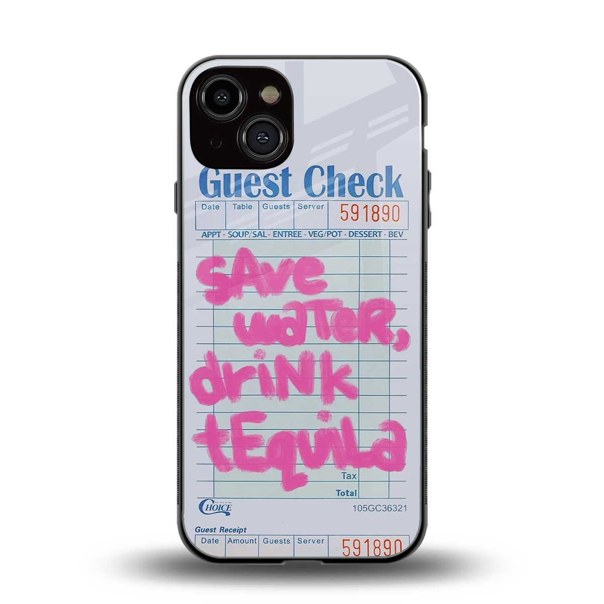 Tequila Tales back phone cover | glass case for iphone 14