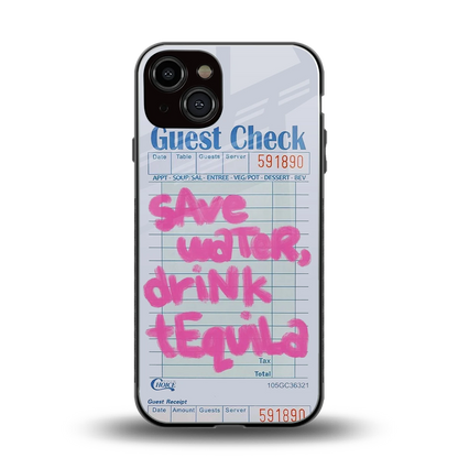 Tequila Tales back phone cover | glass case for iphone 14