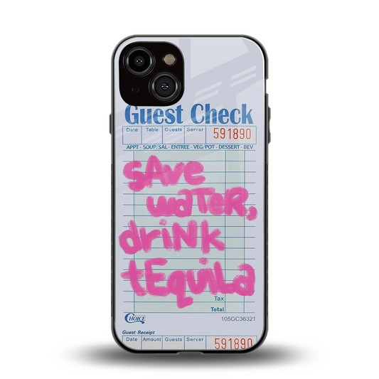 Tequila Tales back phone cover | glass case for iphone 14
