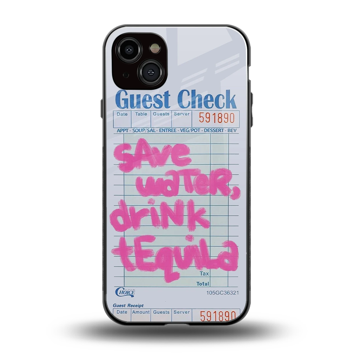 Tequila Tales back phone cover | glass case for iphone 15 plus