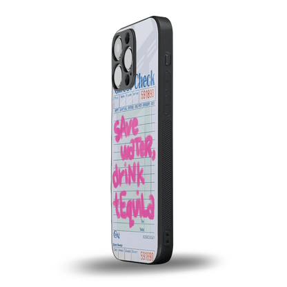 Tequila Tales iphone 15 pro max mobile cover | shockproof glass phone case