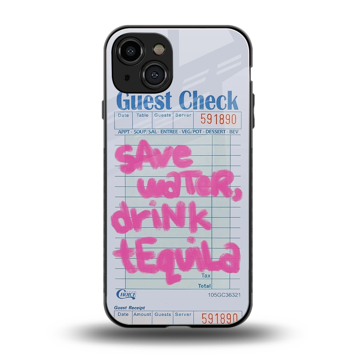 Tequila Tales back phone cover | glass case for iphone 15