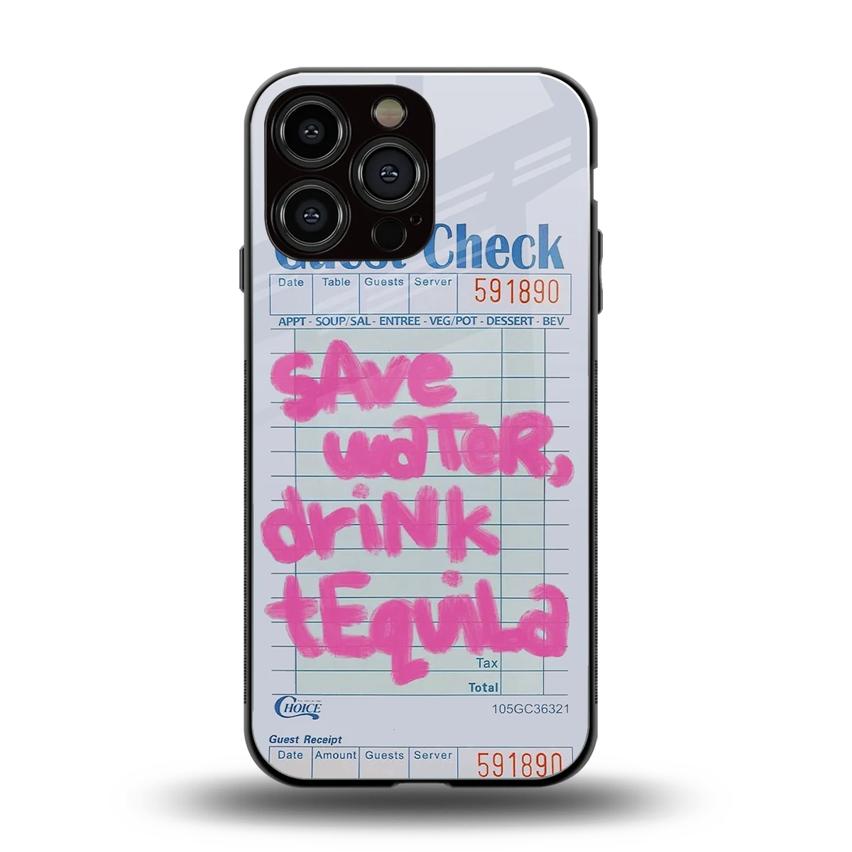 Tequila Tales back phone cover | glass case for iphone 16 pro max