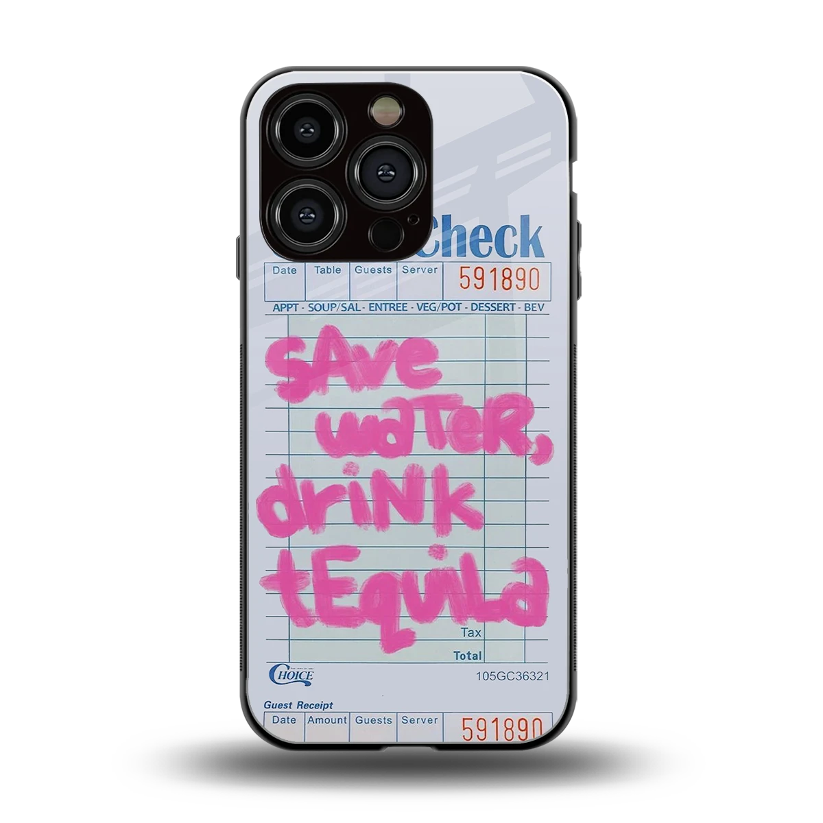 Tequila Tales back phone cover | glass case for iphone 16 pro