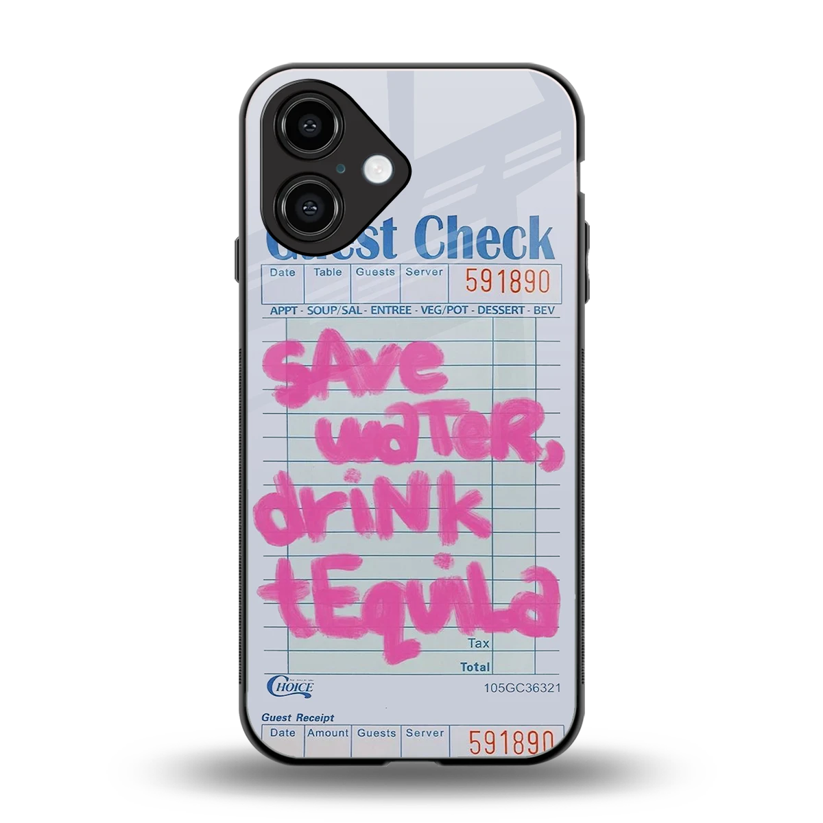 Tequila Tales back phone cover | glass case for iphone 16