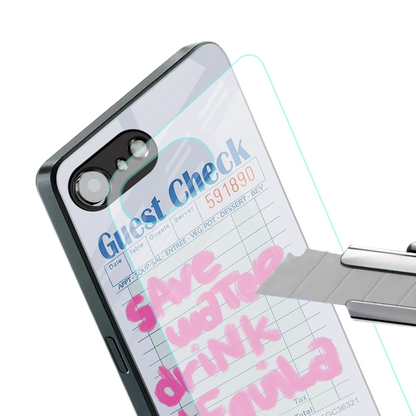 Tequila Tales stylish phone case for iphone 17e | glossy glass and slim fit