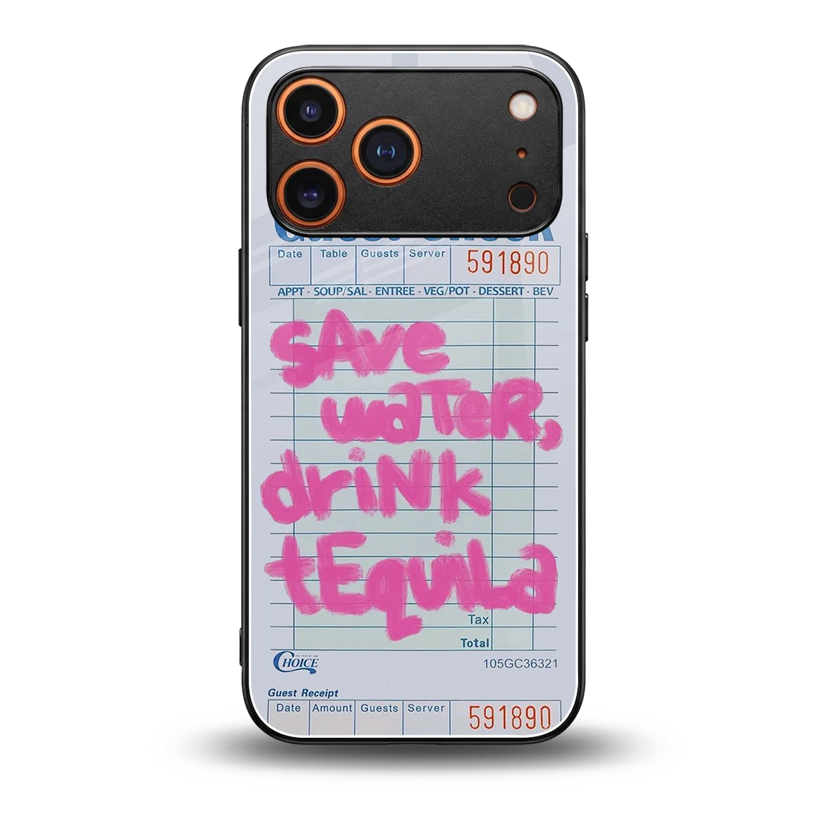 Tequila Tales back phone cover | glass case for iphone 17 pro