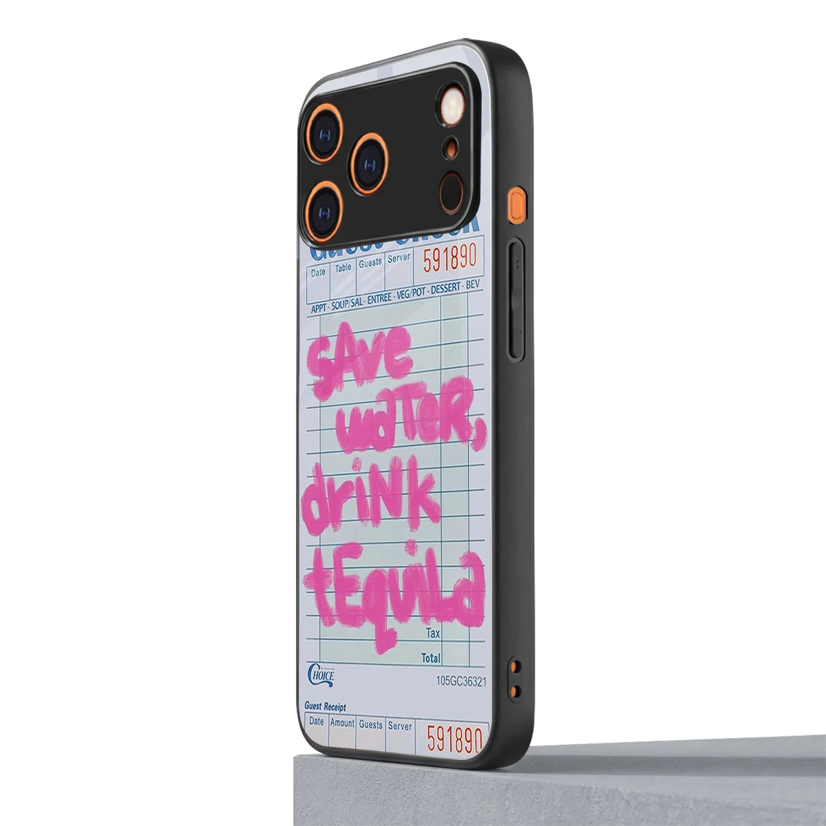 Tequila Tales iphone 17 pro mobile cover | shockproof glass phone case