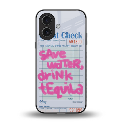 Tequila Tales back phone cover | glass case for iphone 17