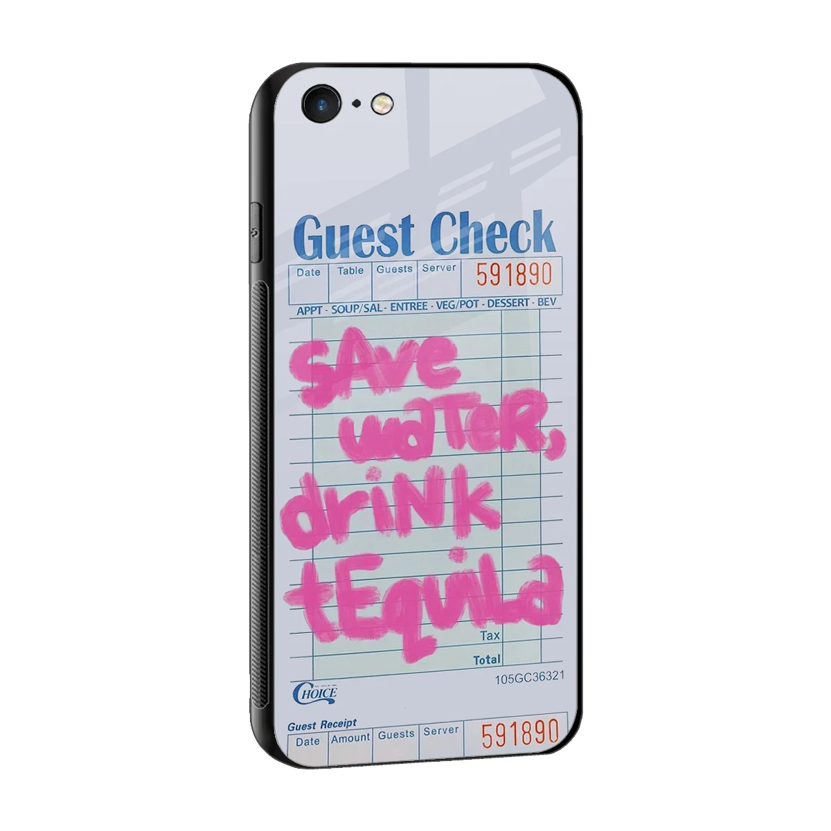 Tequila Tales sleek iphone 6 cover with tempered glass back and TPU edges