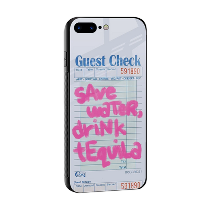 Tequila Tales sleek iphone 7 plus cover with tempered glass back and TPU edges