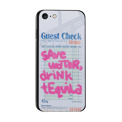 Tequila Tales sleek iphone 7 cover with tempered glass back and TPU edges