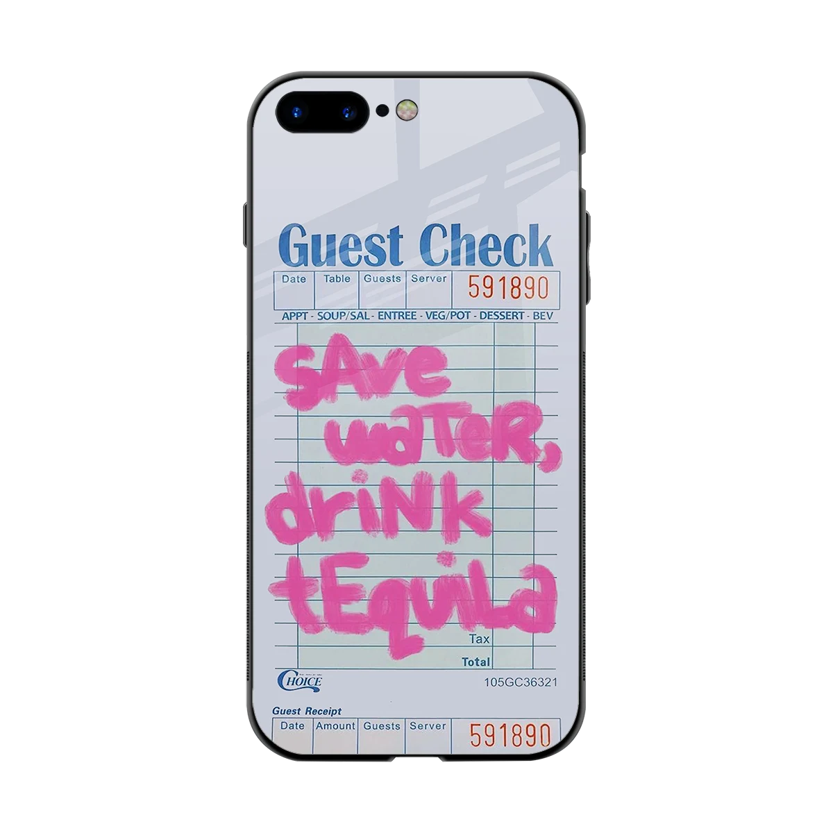 Tequila Tales back phone cover | glass case for iphone 7 plus