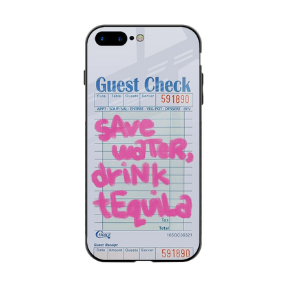 Tequila Tales back phone cover | glass case for iphone 7 plus