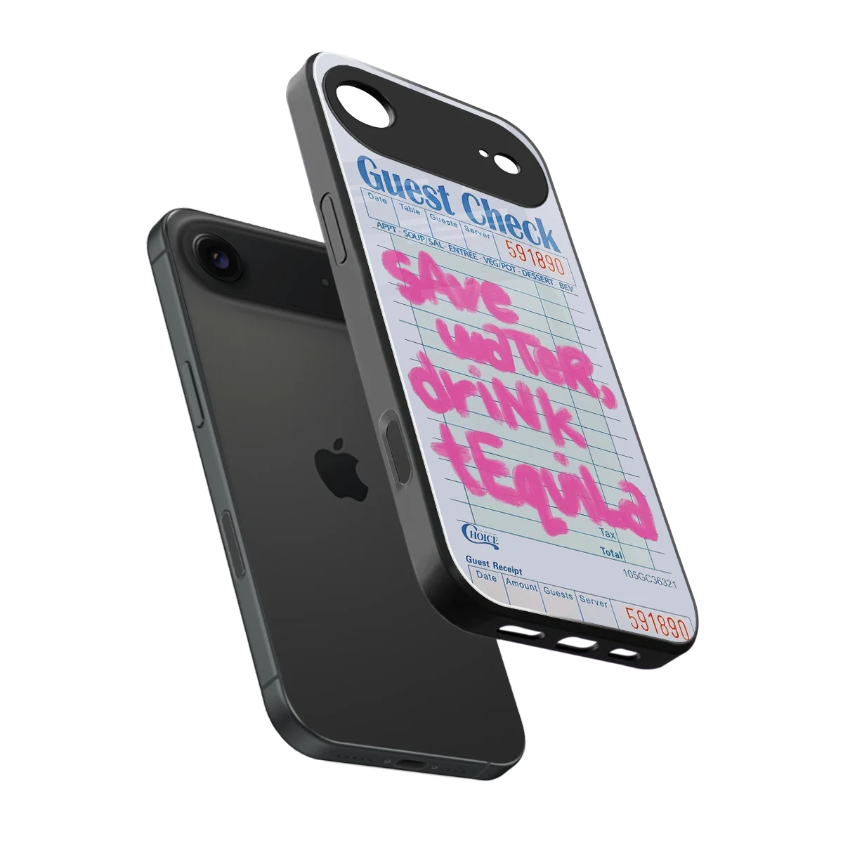 Tequila Tales sleek iphone air cover with tempered glass back and TPU edges