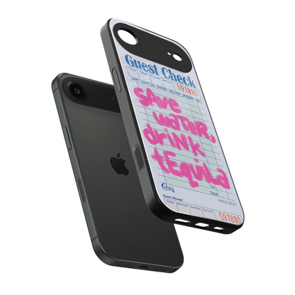 Tequila Tales sleek iphone air cover with tempered glass back and TPU edges