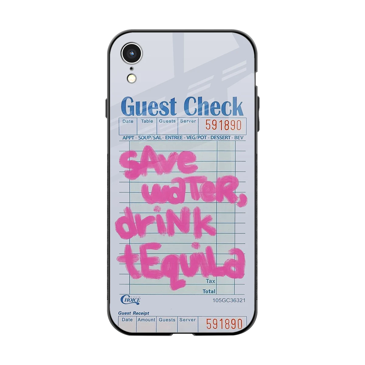 Tequila Tales back phone cover | glass case for iphone xr