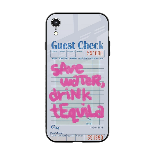 Tequila Tales back phone cover | glass case for iphone xr