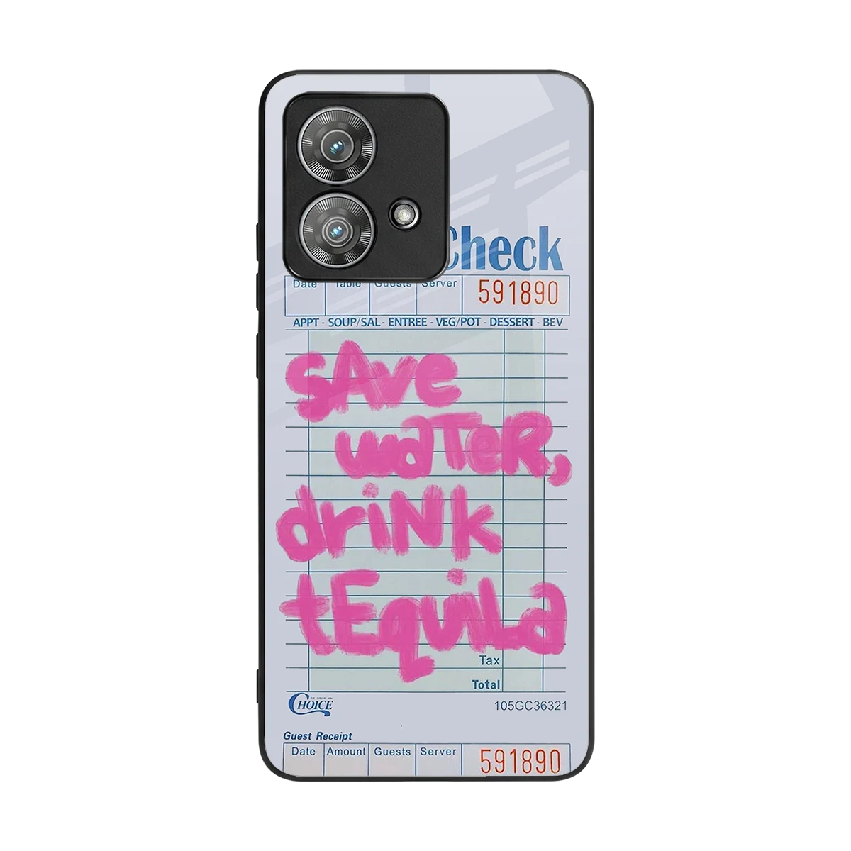 Tequila Tales back phone cover | glass case for motorola edge 40 neo 5g