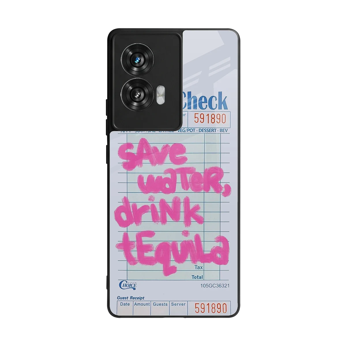 Tequila Tales back phone cover | glass case for motorola edge 50 fusion