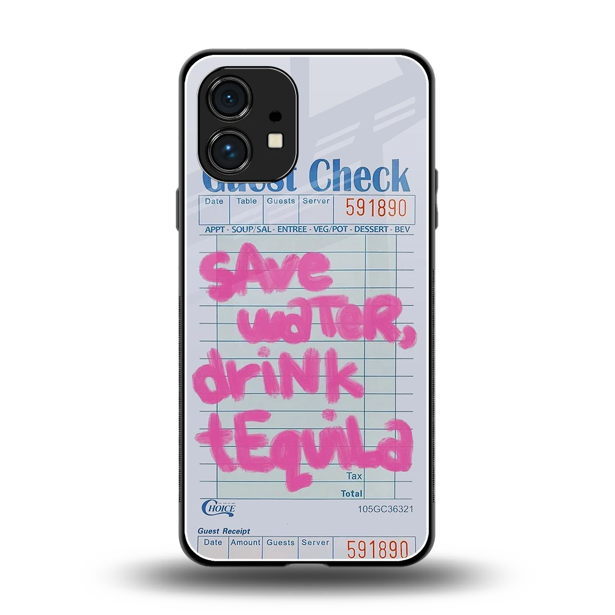 Tequila Tales back phone cover | glass case for nothing phone 1