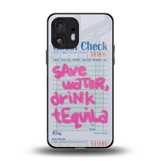 Tequila Tales back phone cover | glass case for nothing phone 2