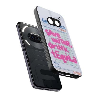 Tequila Tales sleek nothing phone 2a cover with tempered glass back and TPU edges